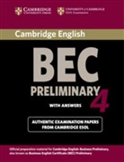Cambridge BEC, Preliminary 4: Student's Book with Answers