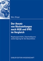 Marc Binger - Der Ansatz von Rückstellungen nach HGB und IFRS im Vergleich
