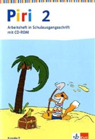 Piri, Das Sprach-Lese-Buch, Ausgabe B östliche Bundesländer: 2. Schuljahr, Arbeitsheft Schulausgangsschrift, m. CD-ROM