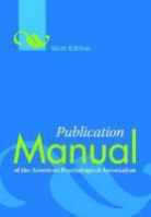 American Psychological Association, American Psychological Association - Publication Manual of the American Psychological Association