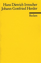 Hans D. Irmscher, Hans Dietrich Irmscher - Johann Gottfried Herder