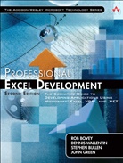 Bove, BOVEY, Rob Bovey, Stephen Bullen, Bullen et al, John Green... - Professional Excel Development