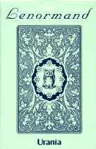 Lenormand, blaue Eule, Wahrsagekarten