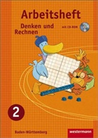 Dieter Klöpfer - Denken und Rechnen, Grundschule Baden-Württemberg, Ausgabe 2009: 2. Schuljahr, Arbeitsheft m. CD-ROM