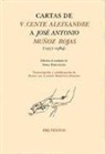 Vicente Aleixandre - Cartas de Vicente Aleixandre a José Antonio Muñoz Rojas (1937-1984)