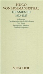 Hugo Hofmannsthal, Hugo Von Hofmannsthal - 10 Bde.: Gesammelte Werke: Dramen. Tl.3