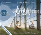 John Boyne, Ulrich Matthes - Der Junge im gestreiften Pyjama, 4 Audio-CDs (Livre audio)