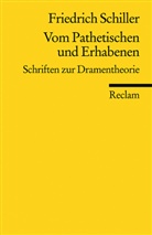 Friedrich Schiller, Friedrich von Schiller, Klaus L. Berghahn, Klau L Berghahn, Klaus L Berghahn - Vom Pathetischen und Erhabenen