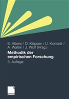 Alber, Sönke Albers, Klappe, Danie Klapper, Daniel Klapper, Udo Konradt... - Methodik der empirischen Forschung