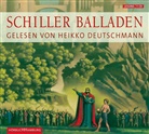 Friedrich Schiller, Friedrich von Schiller, Heikko Deutschmann - Balladen, 1 Audio-CD (Hörbuch)