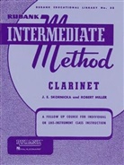 Robert Miller, J. E./ Miller Skornicka, J.E. Skornicka, Joseph E. Skornicka, Joseph E. Skornicka, Robert Miller - Rubank Intermediate Method Clarinet