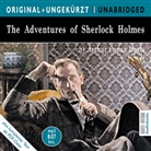 Arthur C Doyle, Arthur C. Doyle, Arthur Conan Doyle, David I. Davies, David Ian Davies - The Adventures of Sherlock Holmes. Die Abenteuer des Sherlock Holmes, 1 MP3-CD, englische Version, 1 MP3-CD (Hörbuch)