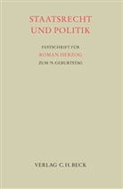 Matthias Herdegen, Hans H. Klein, Hans Hugo Klein, Hans-Jürgen Papier, Rupert Scholz - Staatsrecht und Politik