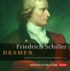 Friedrich Schiller, Friedrich von Schiller, Hansjörg Felmy, Christiane Hörbiger, Gert Westphal - Dramen, 10 Audio-CDs (Hörbuch)