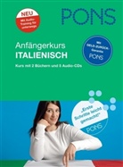 PONS Anfängerkurs Italienisch, Lernbuch, Begleitbuch u. 5 Audio-CDs