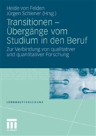Heide von Felden, Schiener, Schiener, Jürgen Schiener, Heid von Felden, Heide von Felden - Transitionen - Übergänge vom Studium in den Beruf