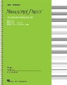 Hal Leonard Publishing Corporation, Not Available (NA), Hal Leonard Corp, Hal Leonard Publishing Corporation - Standard Wire Bound Manuscript Paper