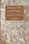C. Taylor, Charles Taylor - Sayings of the Jewish Fathers