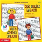 Christine Nöstlinger, Christopher Bellack, Carla Swiderski - Susis geheimes Tagebuch & Pauls geheimes Tagebuch, 2 Audio-CDs (Audio book)