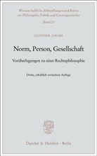 Günther Jakobs - Norm, Person, Gesellschaft.