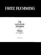 Fritz Flemming - 25 melodische Studien, Oboe und Klavier. H.2