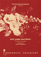 Felix Mendelssohn Bartholdy - Acht "Lieder ohne Worte" op. 53,19 u. 23/ 67,33/ 85,37 u. 42/ 19,4/ 102/ 38,13 (Auswahl), Klarinette und Klavier