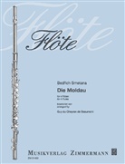 Bedrich Smetana, Bedrich (Friedrich) Smetana, Guy du Cheyron de Beaumont, du Cheyron - Die Moldau für 4 Flöten, Partitur und Stimmen