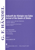 Georg Friedrich Händel - Ankunft der Königin von Saba, Bearbeitung für Flöten-Orchester, Partitur und Stimmen