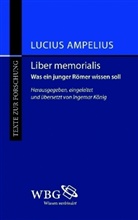 Lucius Ampelius, Ingemar König - Liber memorialis