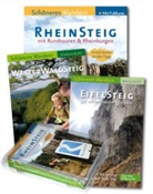 Olaf Goebel, Ulrike Poller, Wolfgang Todt, Uwe Schöllkopf - Deutschlands schönste Wander-Steige - EifelSteig, RheinSteig, WesterwaldSteig, 3 Bände