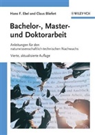 Claus Bliefert, Hans F. Ebel, Hans Friedric Ebel, Hans Friedrich Ebel - Bachelor-, Master- und Doktorarbeit