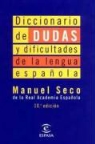 Seco, Manuel Seco - SECO DIC DE DUDAS