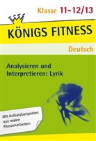 Klaus Schenck, Klaus Schenk - Analysieren und Interpretieren: Lyrik, 11.-12./13. Schuljahr