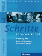Schritte international - Deutsch als Fremdsprache - 3: Glossary XXL Deutsch-Englisch, German-English