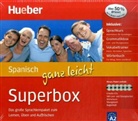Spanisch ganz leicht Superbox, 6 Audio-CDs, 500 Lern- und Übungskarten, Wörterbuch, Übungsbuch u. Begleitheft