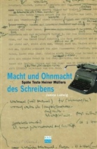 Janine Ludwig - Macht und Ohnmacht des Schreibens