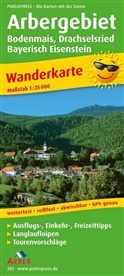 PublicPress Wanderkarten: PublicPress Wanderkarte Arbergebiet - Bodenmais, Drachselried, Bayerisch Eisenstein
