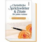 Christliche Sprichwörter & Zitate für jeden Anlass, Cover Rosen