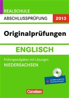 Ulf Hoffmeister - Realschule Abschlussprüfung 2012, Niedersachsen: Originalprüfungen Englisch, m. Lösungen u. CD-ROM