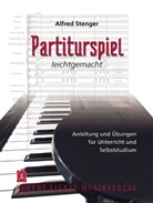 Alfred Stenger - Partiturspiel, Anleitung und Übungen für Unterricht und Selbststudium, für Klavier. Bd.1