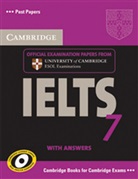 Cambridge IELTS 7: Self-study Pack, with answers and 2 Audio-CDs