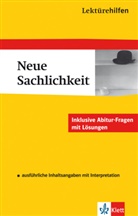 Solvejg Müller - Klett Lektürehilfen Neue Sachlichkeit