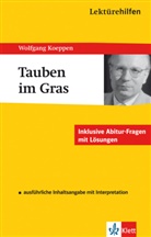 Wolfgang Koeppen, Hanns P Reisner, Hanns-P Reisner, Hans-Peter Reisner - Klett Lektürehilfen Wolfgang Koeppen, Tauben im Gras
