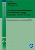 Thoma Deissinger, Thomas Deissinger, Dieter Münk, Ralf Tenberg - Forschungserträge aus der Berufs- und Wirtschaftspädagogik