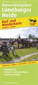 PublicPress Rad- und Wanderkarten: PublicPress Rad- und Wanderkarte Naturschutzgebiet Lüneburger Heide