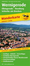 PublicPress Wanderkarten: PublicPress Wanderkarte Wernigerode - Elbingerode - Ilsenburg - Schierke am Brocken