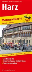 PublicPress Motorradkarten: PublicPress Motorradkarte Harz
