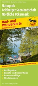 PublicPress Rad- und Wanderkarten: PublicPress Rad- und Wanderkarte Naturpark Feldberger Seenlandschaft - Nördliche Uckermark