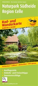 PublicPress Rad- und Wanderkarten: PublicPress Rad- und Wanderkarte Naturpark Südheide, Region Celle
