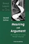 Cumming, Sam Cumming, Lepore, Ernest Lepore, Ernest Cumming Lepore - Meaning and Argument